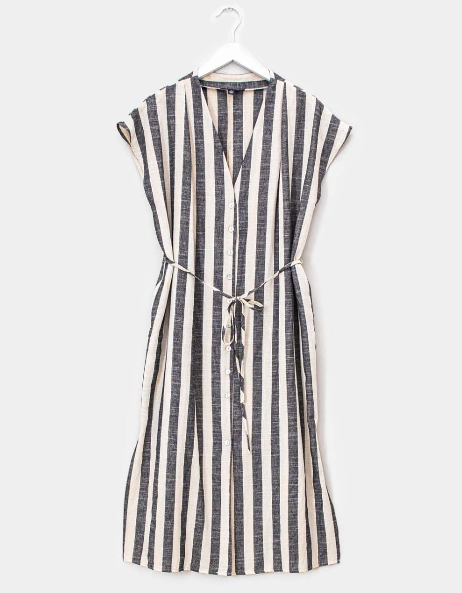 Grande Stripe Midi Dress_0