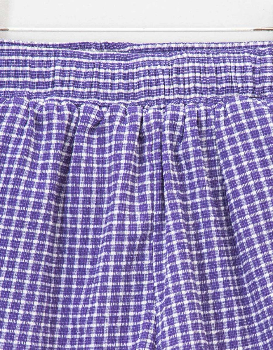 Grape Check Shorts_3