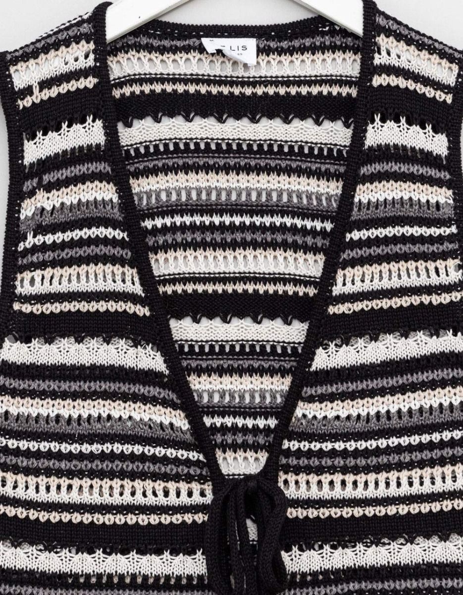 Gris Stripe Crochet Top_2