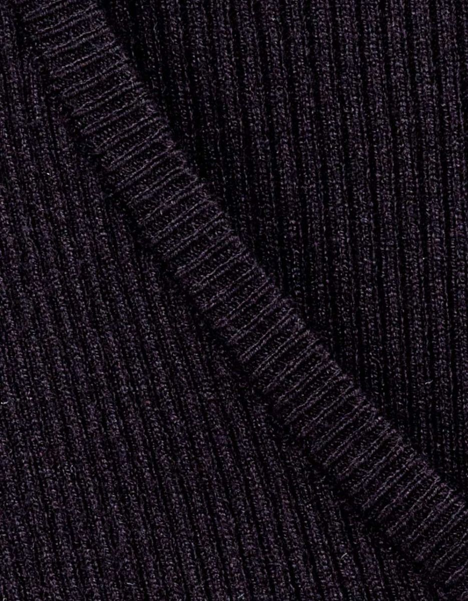 Haddy Rib Cardi in Black_2