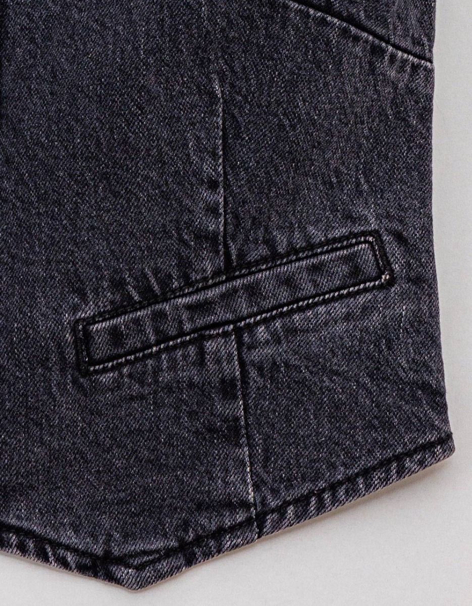 Halter Vest in Ash Black_6