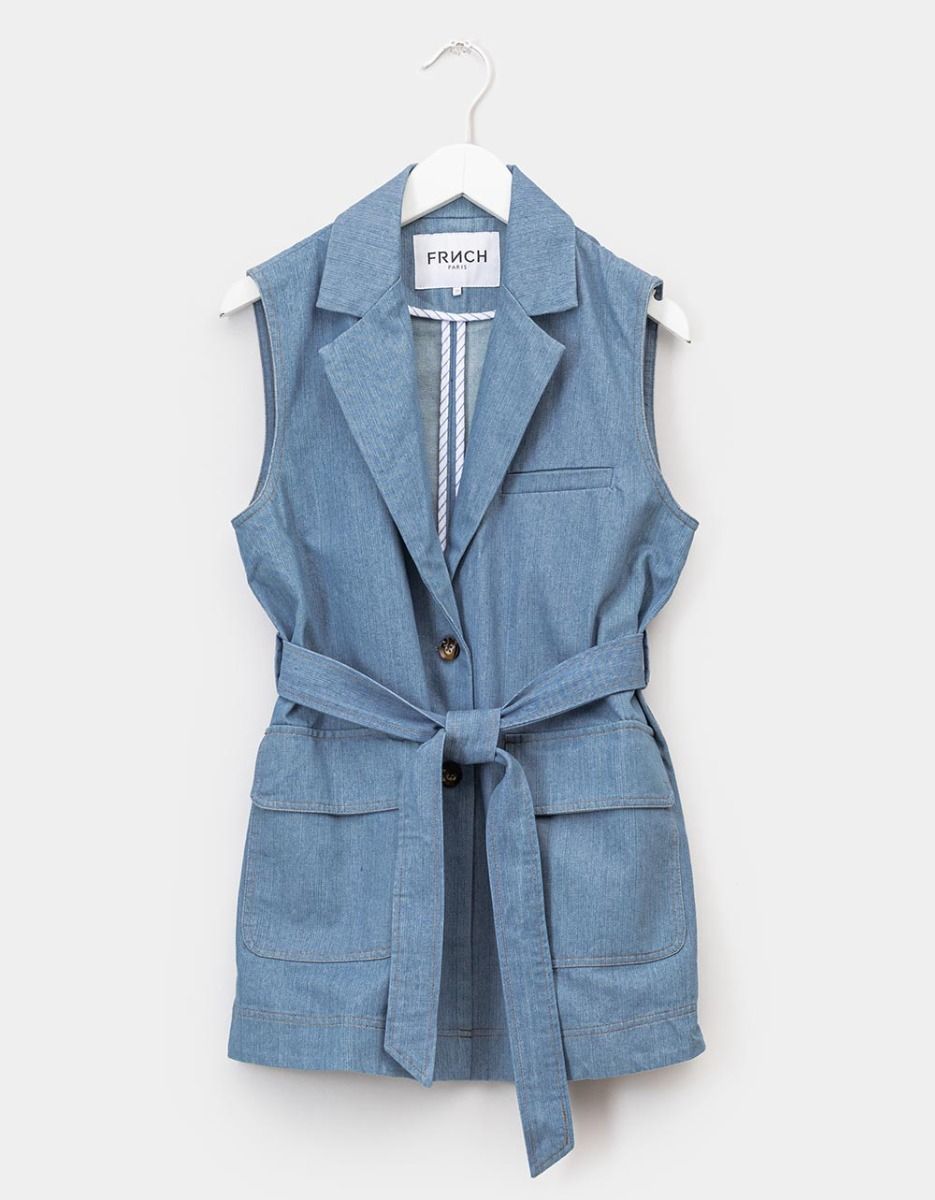 Hermione Denim Vest-Coat_0
