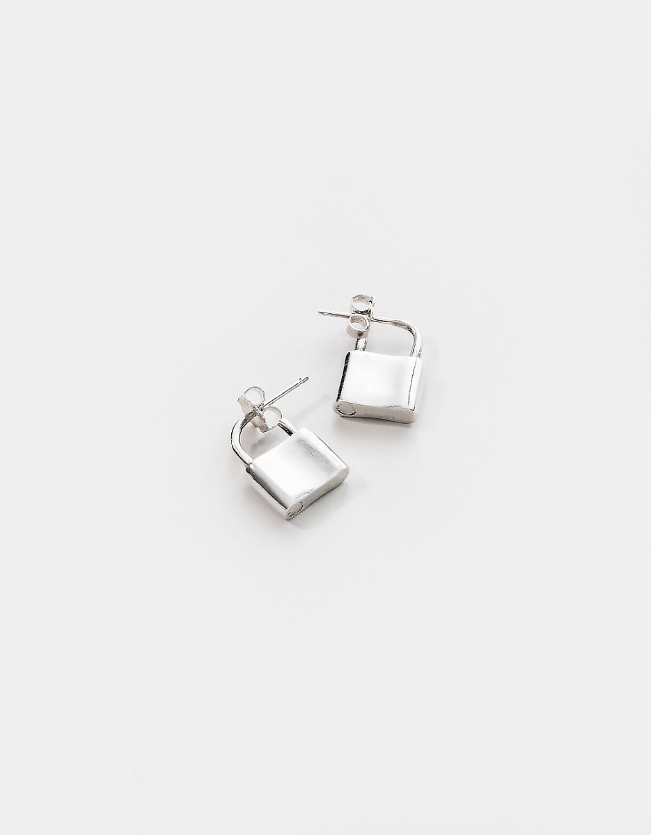 Holmes Earrings in Silver_1