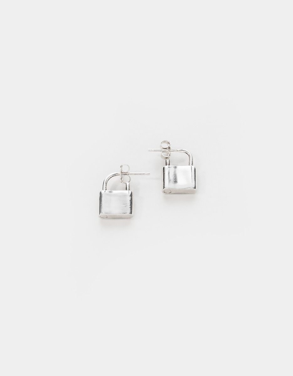 Holmes Earrings in Silver_0
