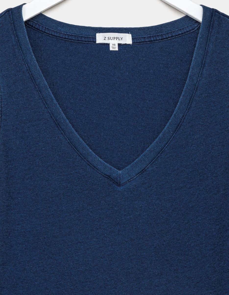 Indigo V-Sloane Top_2