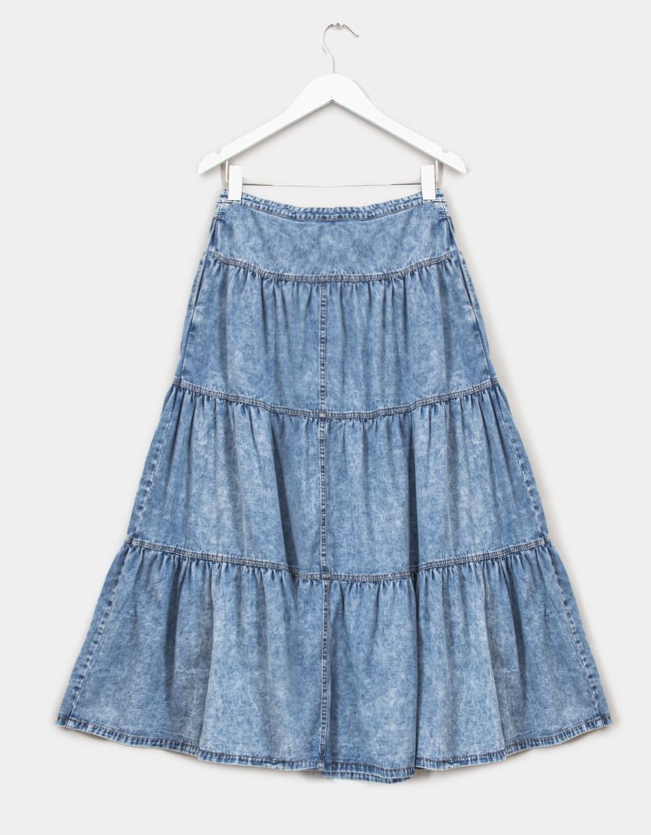 Inga Tiered Denim Midi_3