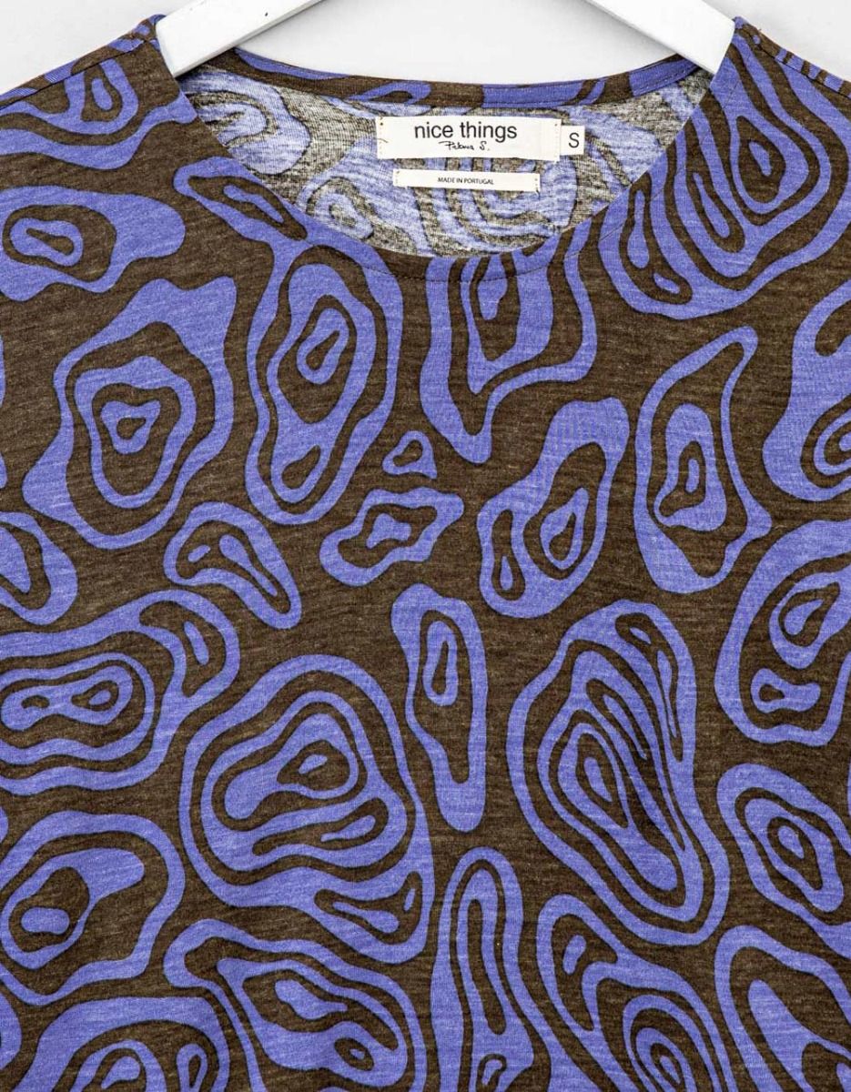 Isobar Print Top in Olive_1