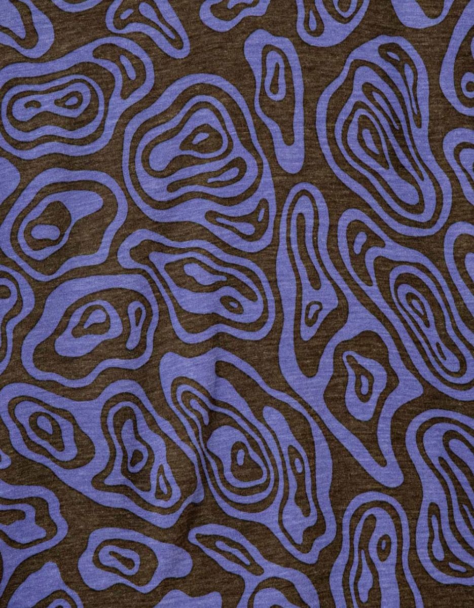 Isobar Print Top in Olive_3