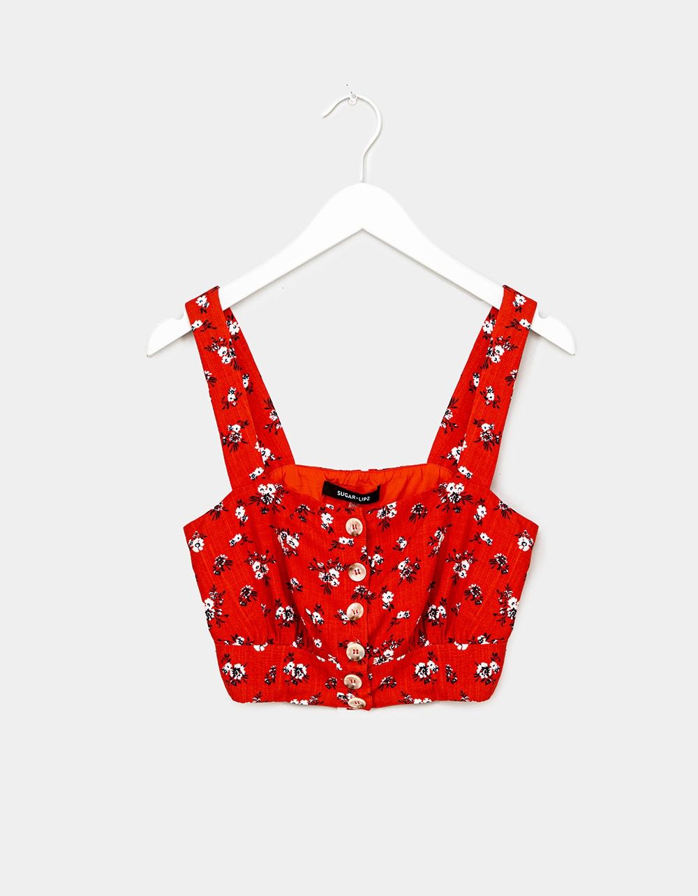 Izzy Floral Crop Top_0