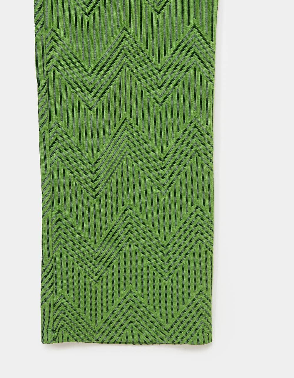 Jacquard Knit Pant in Green_3