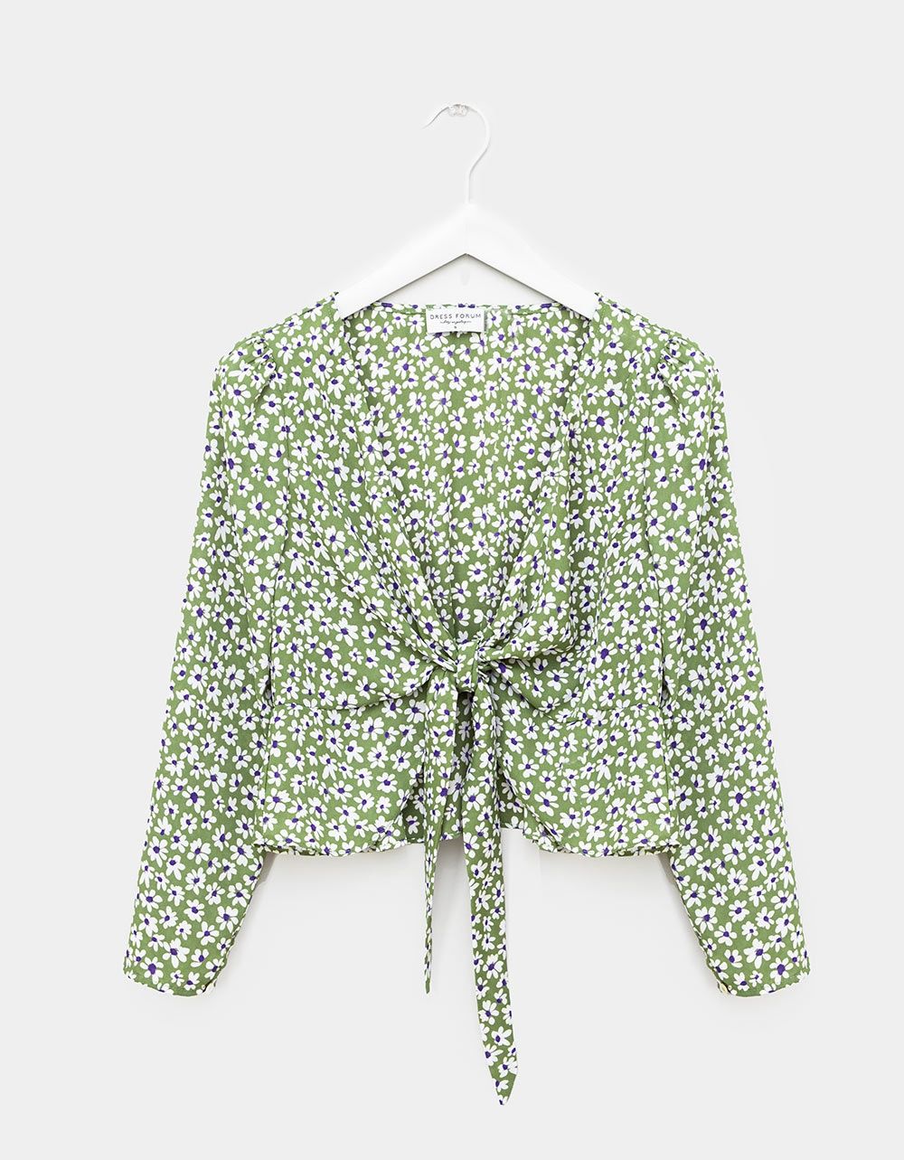 Jade Tie Blouse_0