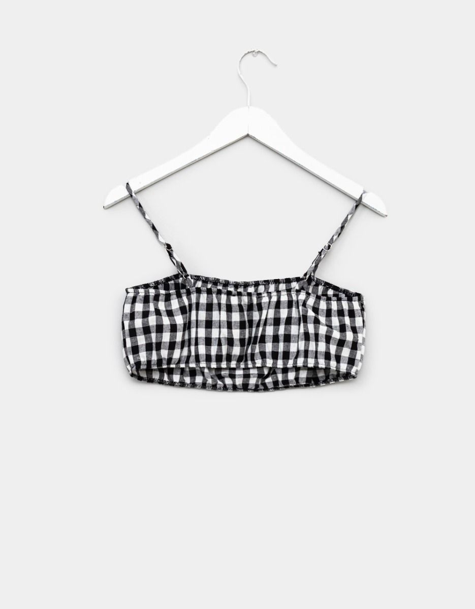 Jael Gingham Crop Top_3