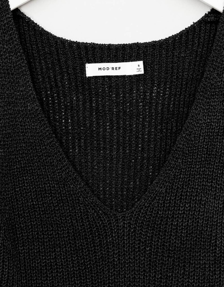 Jaelynn Knit Top in Black_1