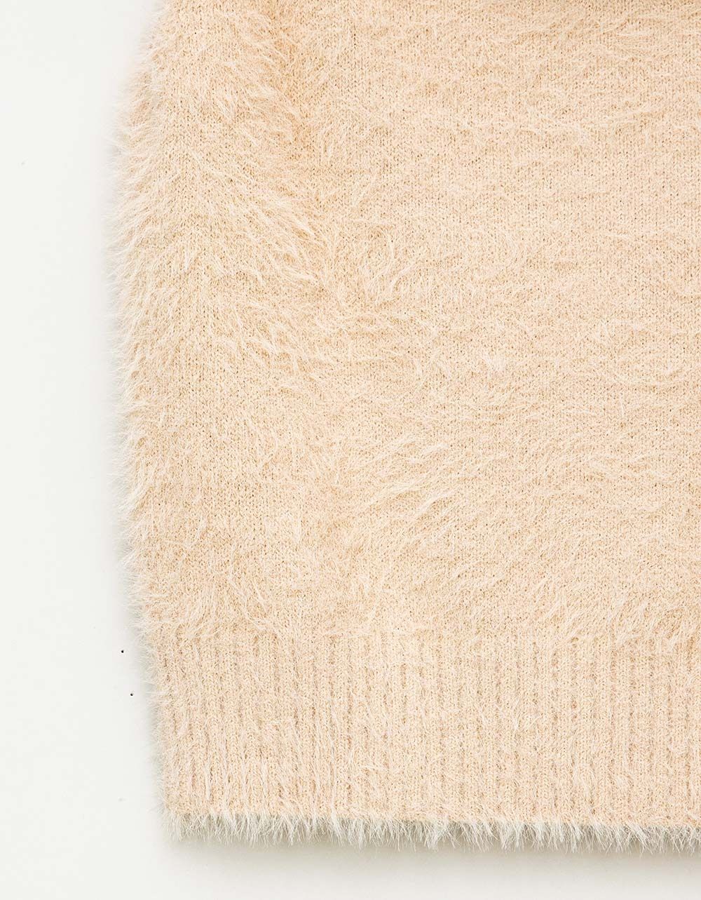 Jax Fuzzy Cami in Beige_3