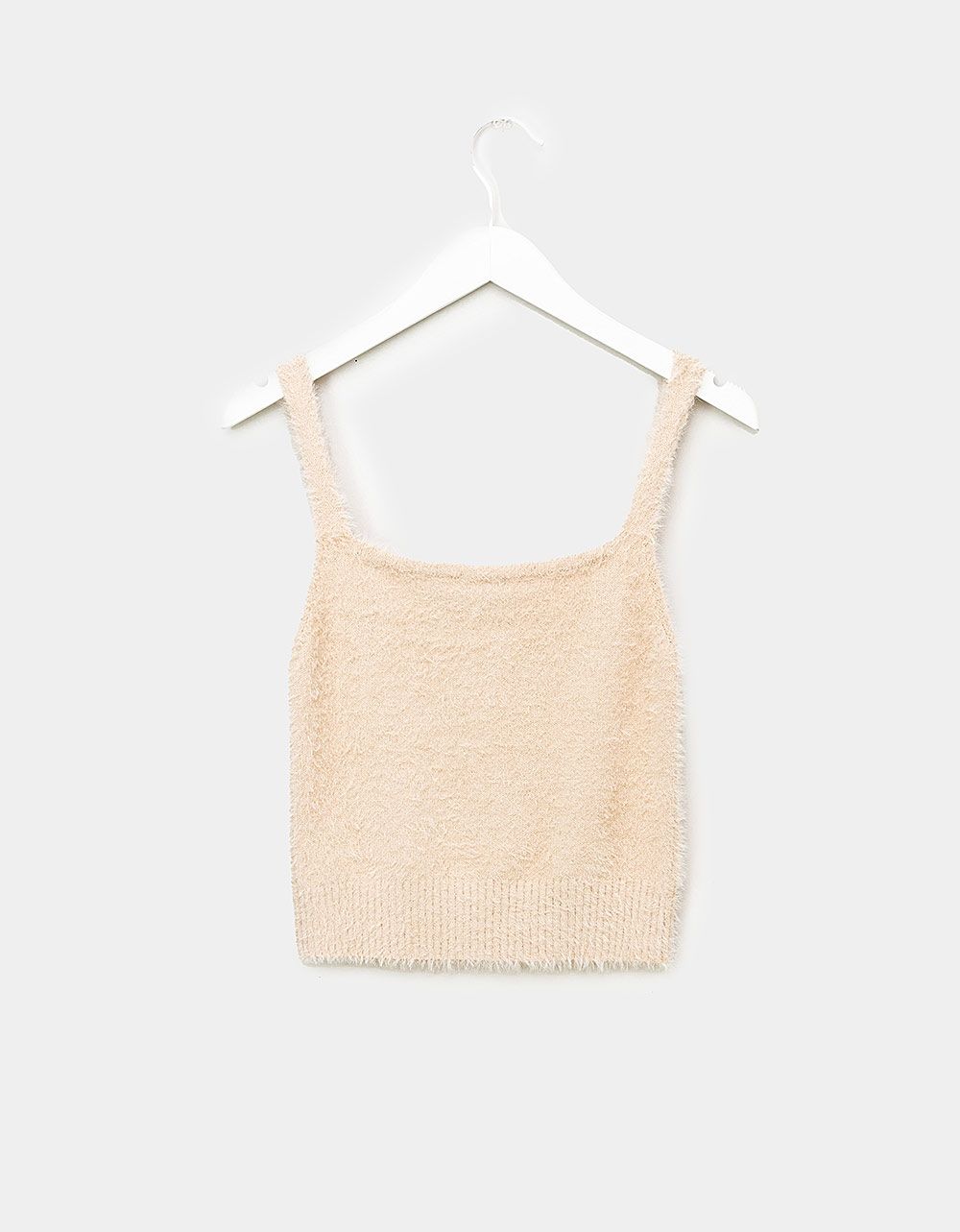 Jax Fuzzy Cami in Beige_4