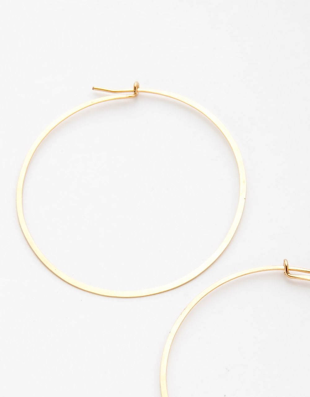 Large Round Hoops in Gold by Jenny Sheriff_1