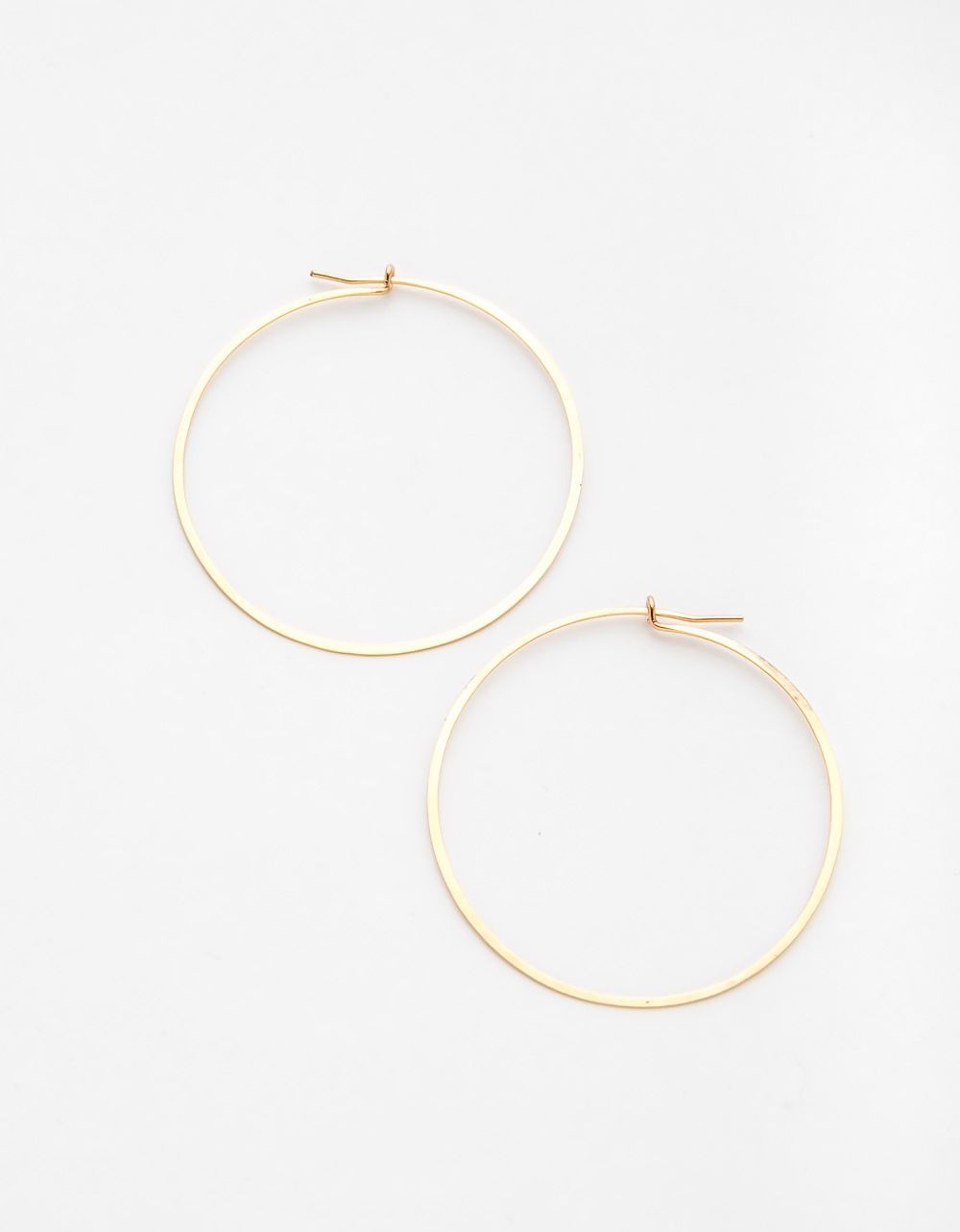 Large Round Hoops in Gold by Jenny Sheriff_0