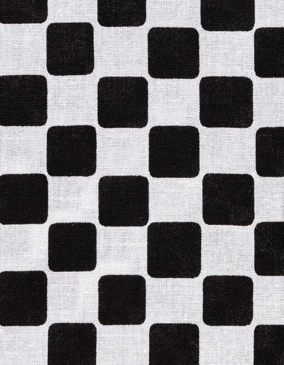 Jo Check Pants in Black_6