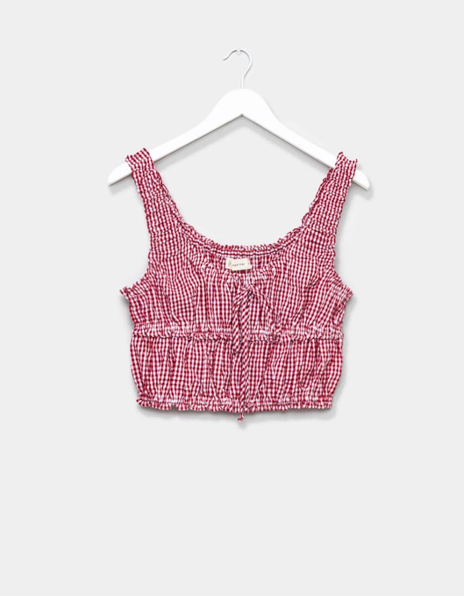 Jo Gingham Top_0