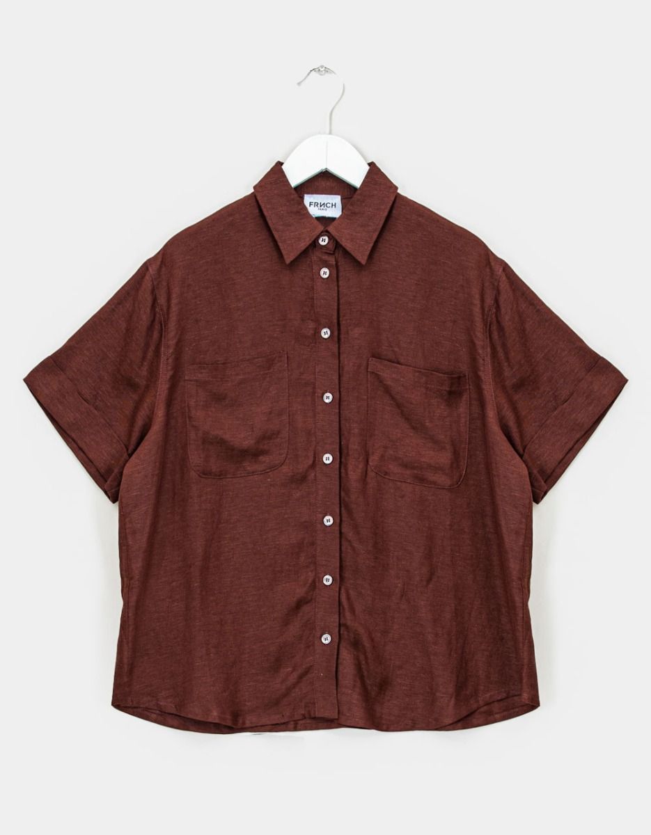 Jody Button Down in Toast_0