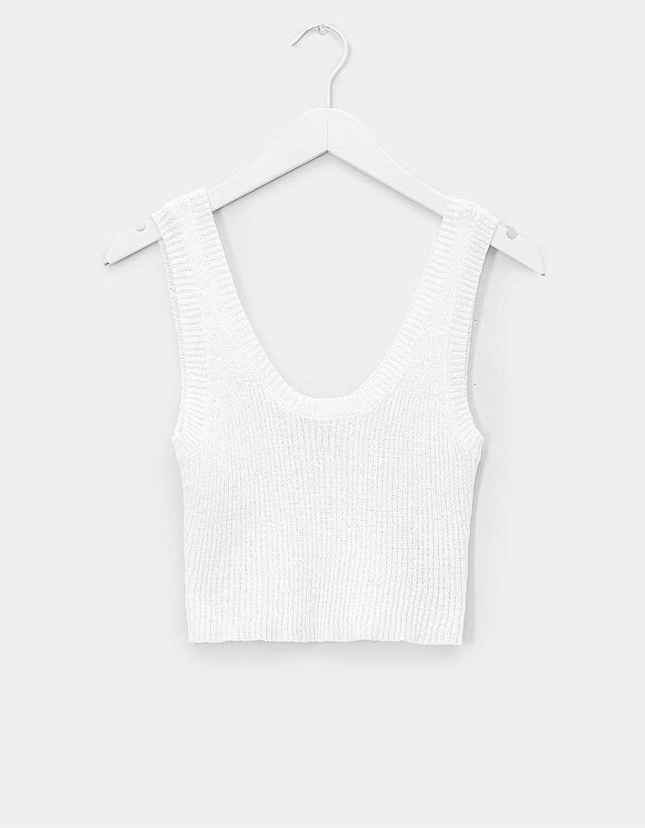Jolee Knit Tank in Ivory_0