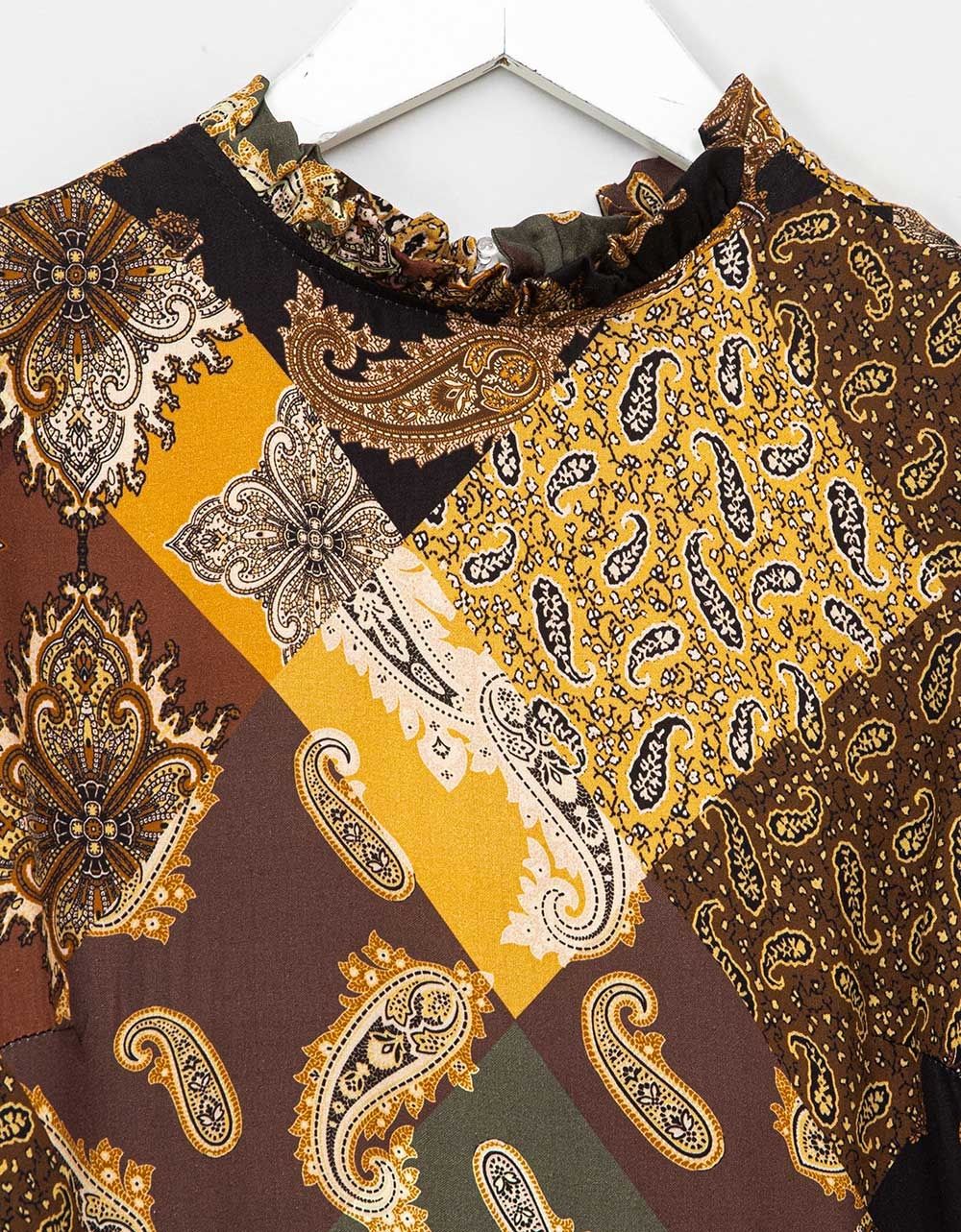 Joplin Hanky Print Midi_1