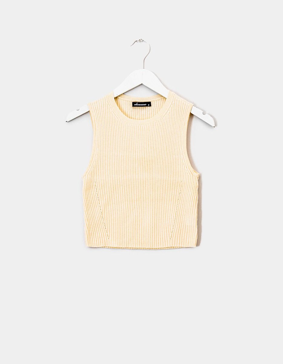 Journal Crop Knit in Cream_0