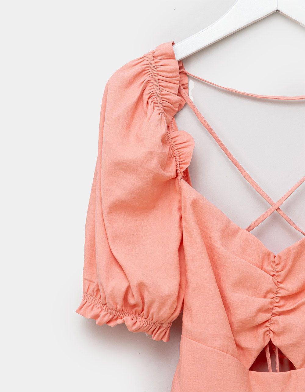 Jovie Lace-Up Back Romper_2