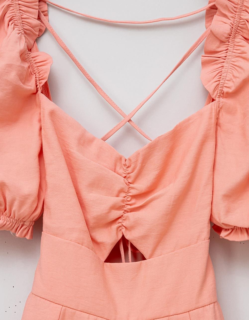 Jovie Lace-Up Back Romper_3