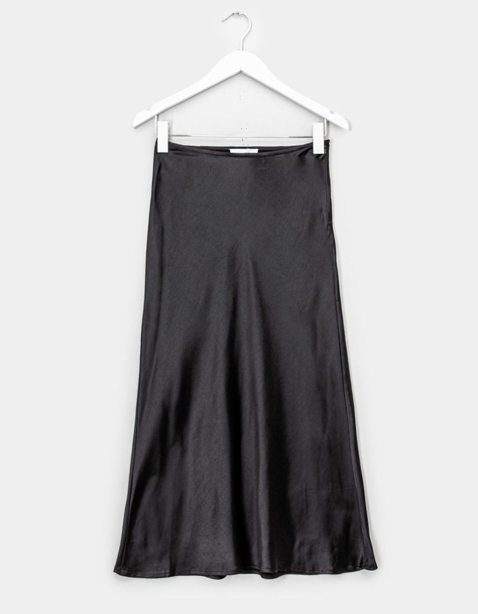 Kaia Slip Dress in Noir_0