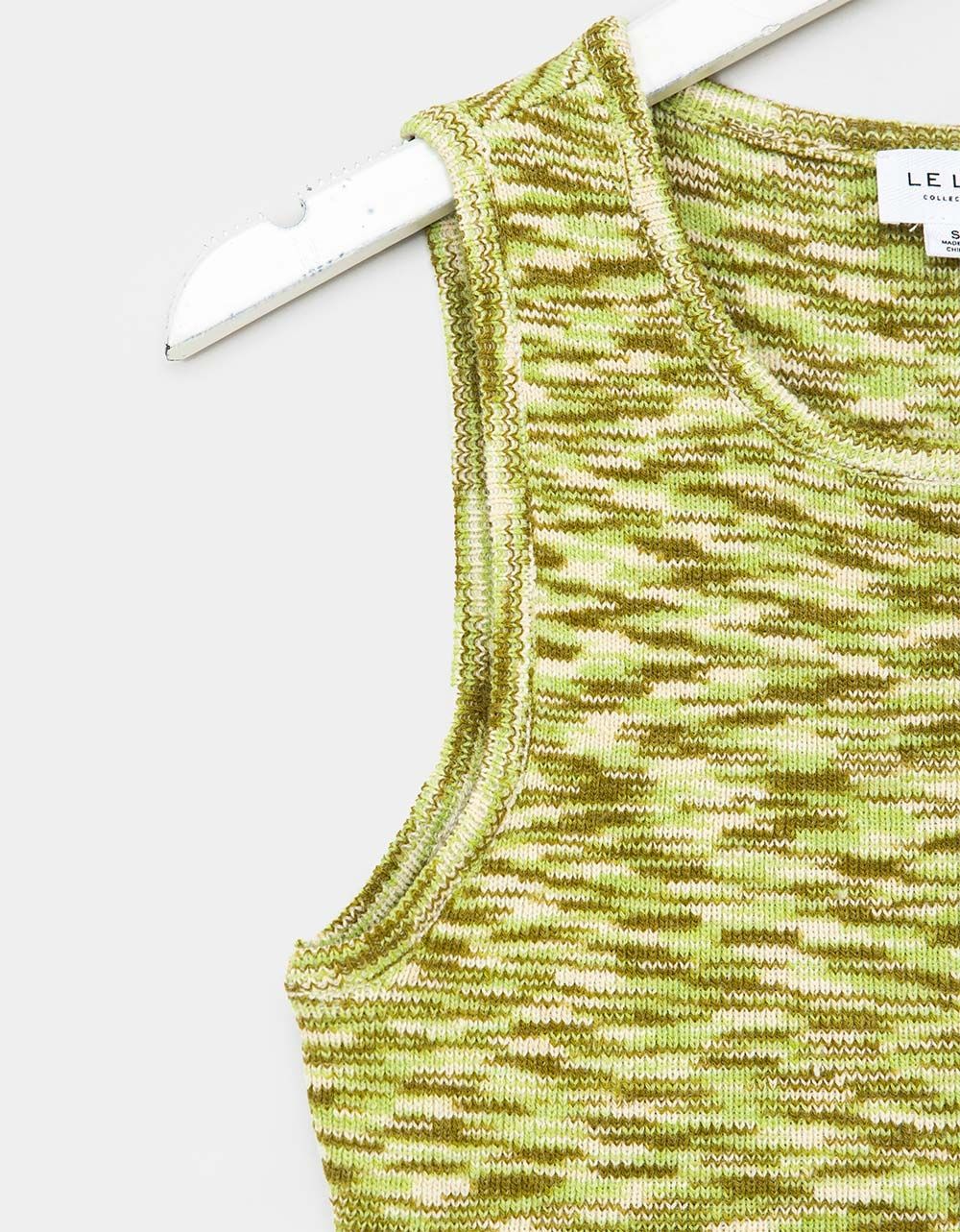 Kelli Marble Yarn Tank in Sage_2