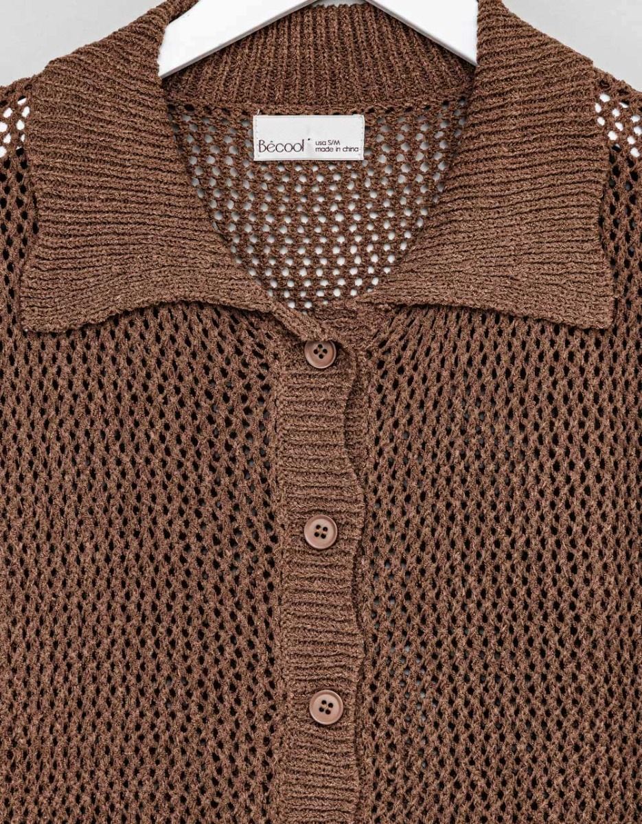 Kerri SS Knit in Mocha_2