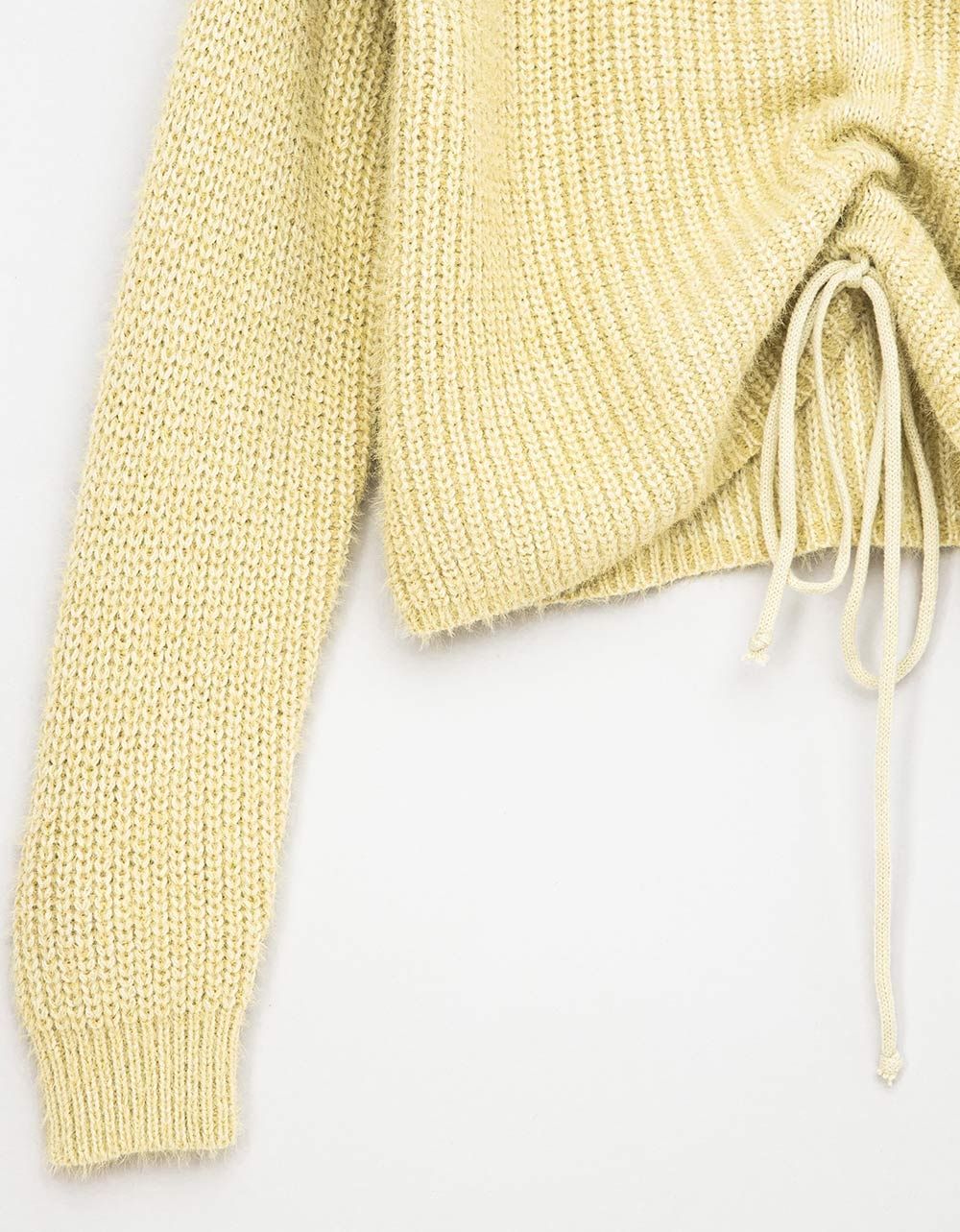 Kiki Cinch Front Knit in Pistachio_1