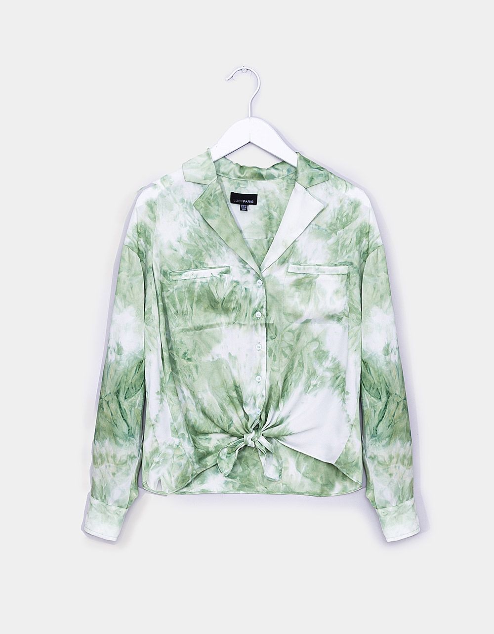 Kira Tie Dye Button Up_0