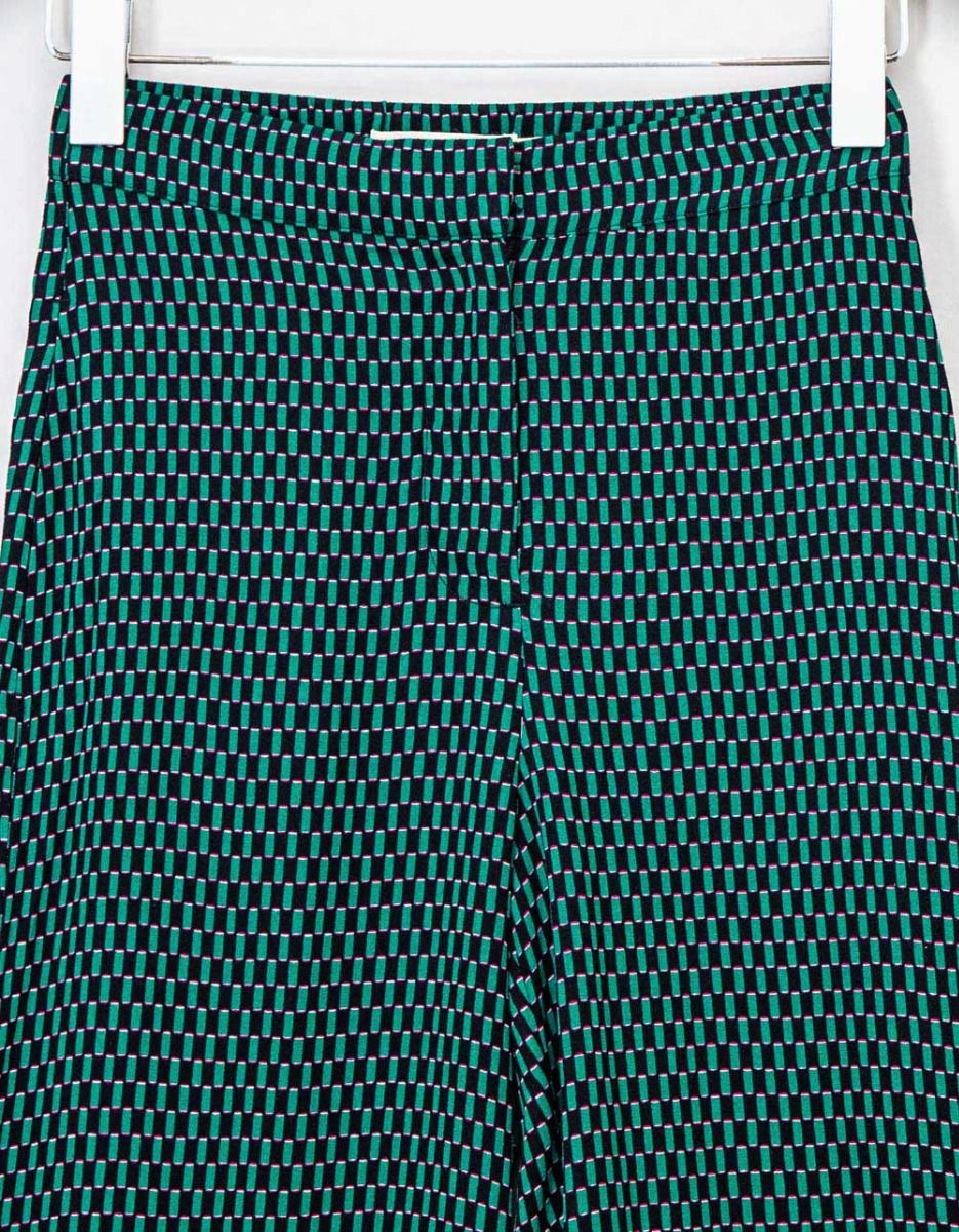 Lattice Print Pants_4