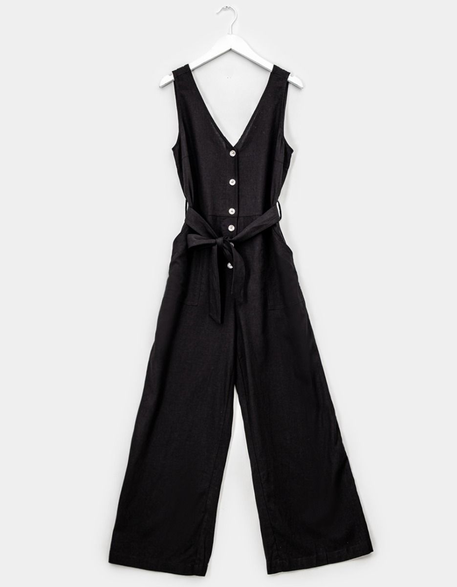 Laureana Jumpsuit in Noir_0