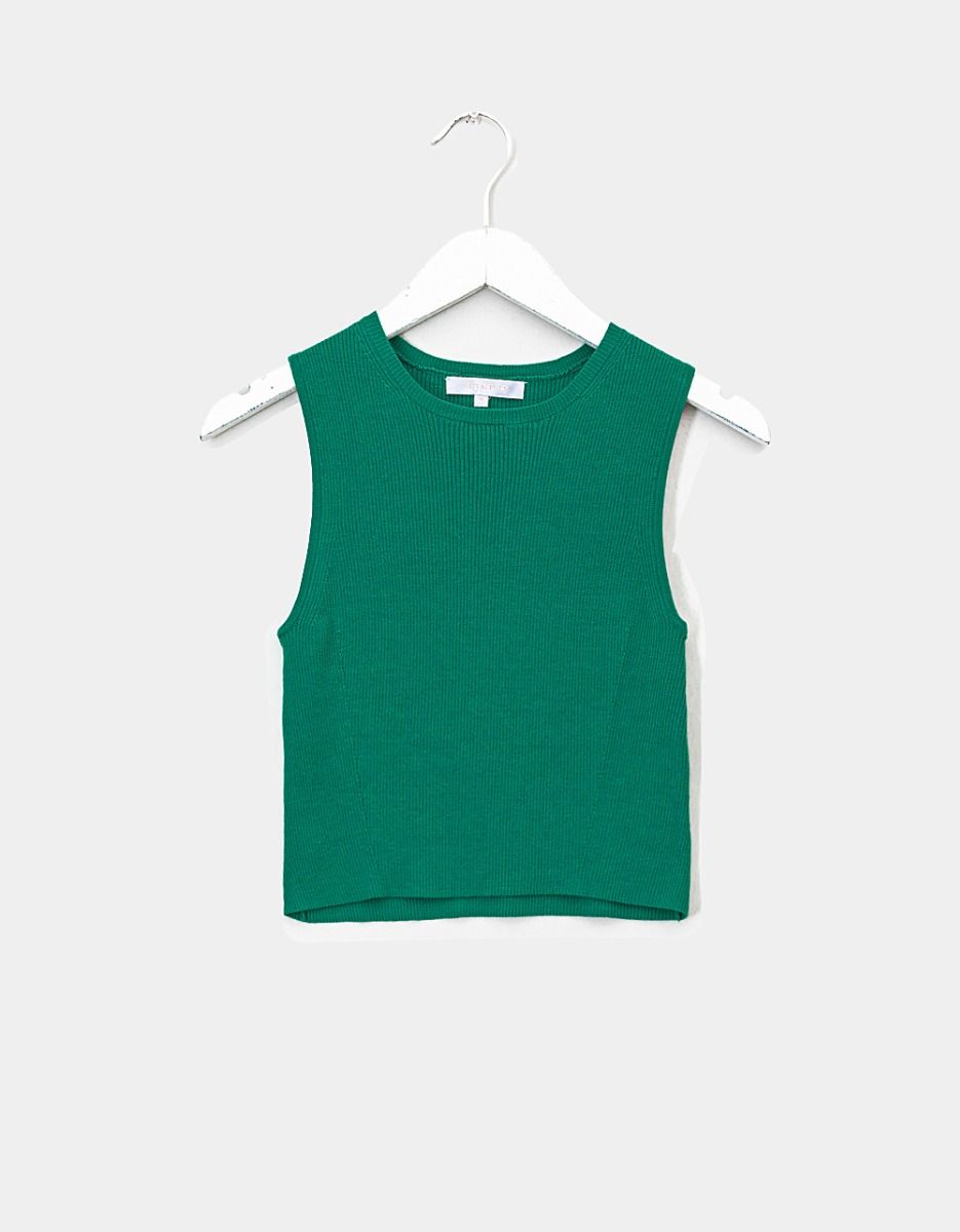 Leelie Knit Top in Green_0