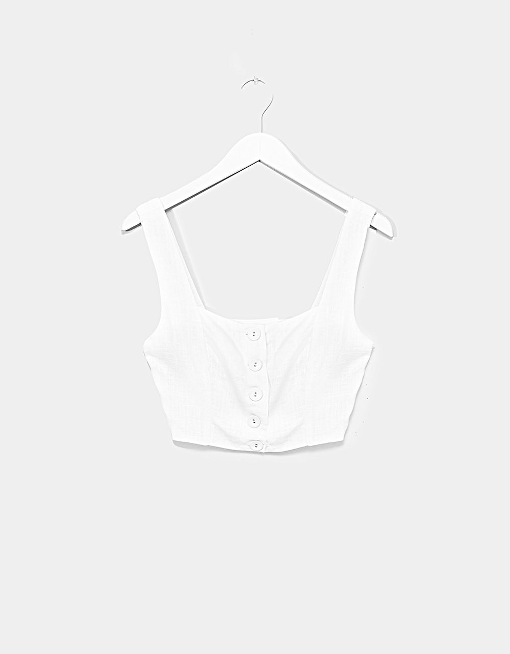 Elle Linen Crop Top_0