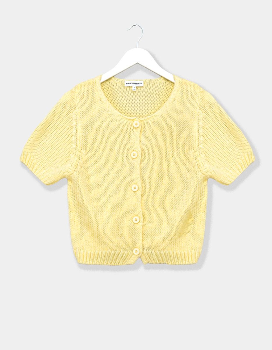 Lemon Knit Cardi_0