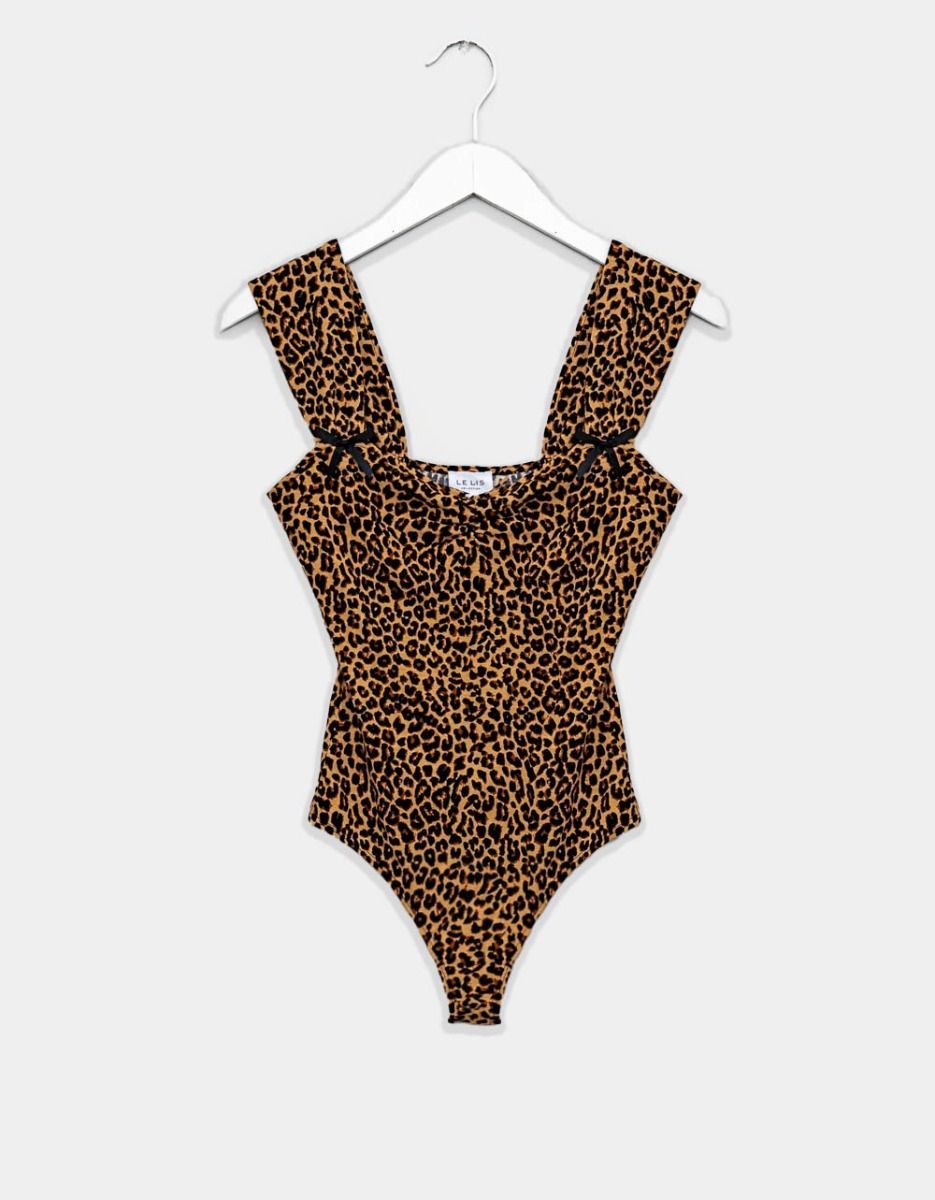 Leo Print Bodysuit_0