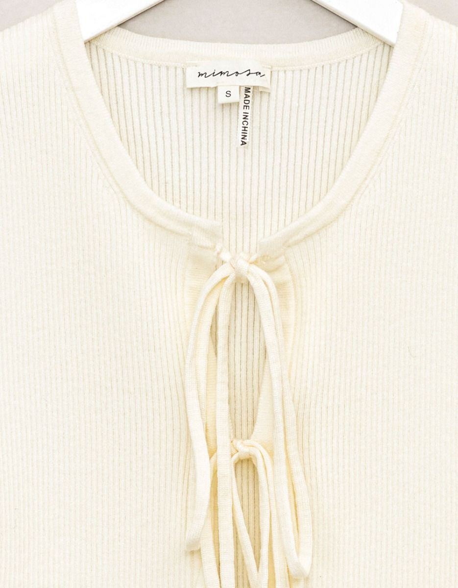 Lettie Tie Top in Ivory_2