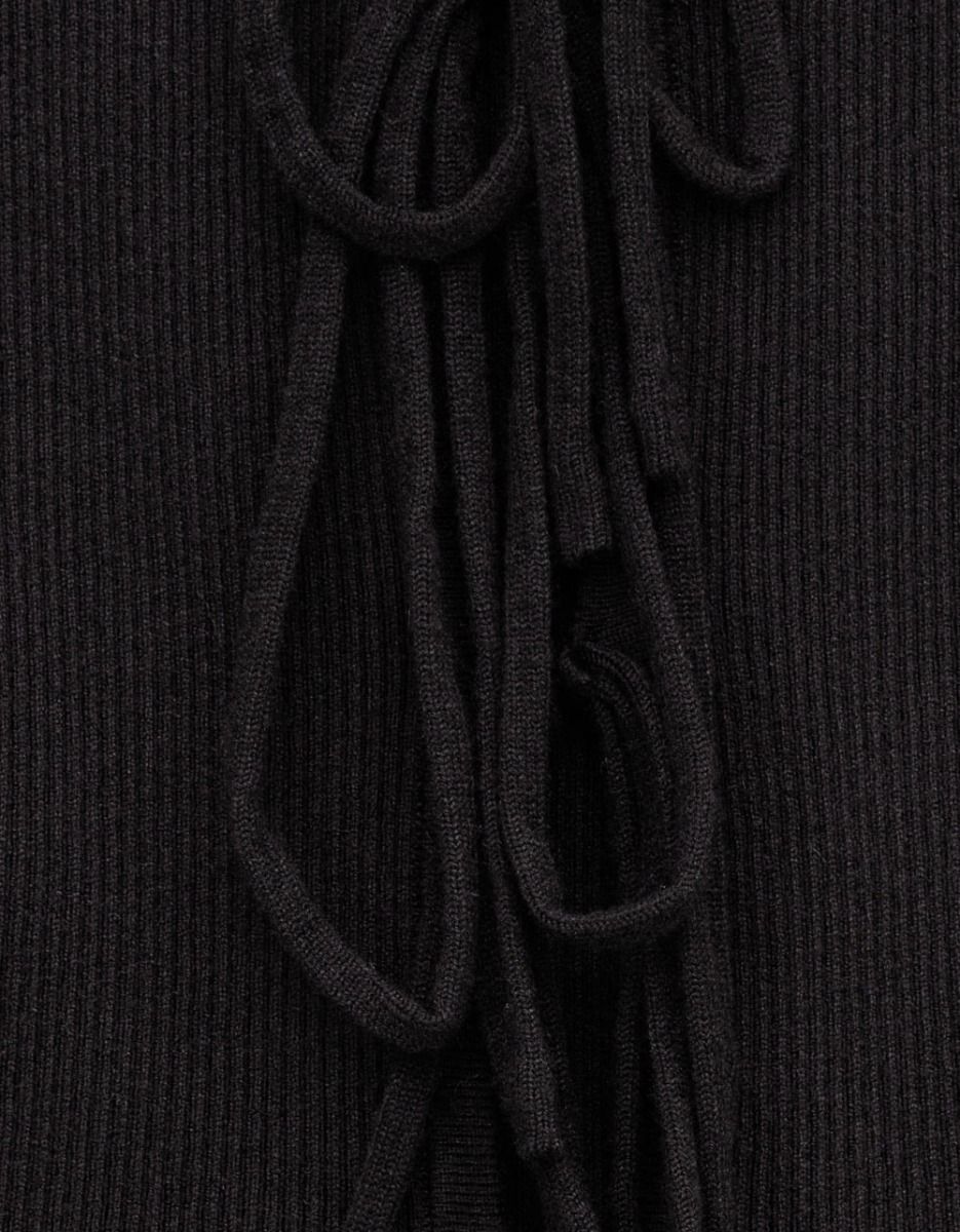 Lettie Tie Top in Noir_3