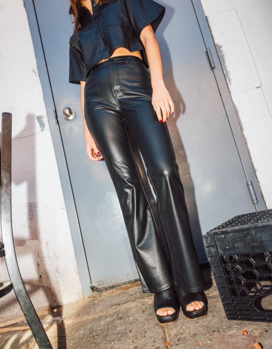 Lia Faux Bootcut Pants_3