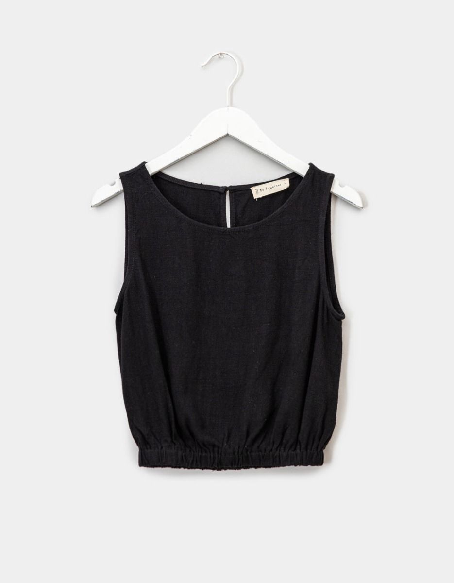 Linen Banded Top_0