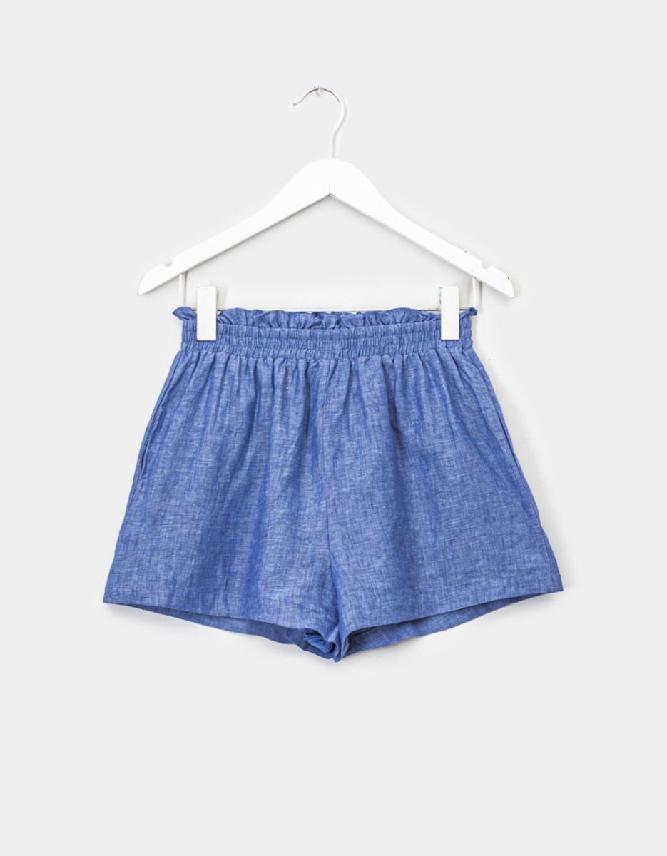 Linen Pull-On Shorts_0