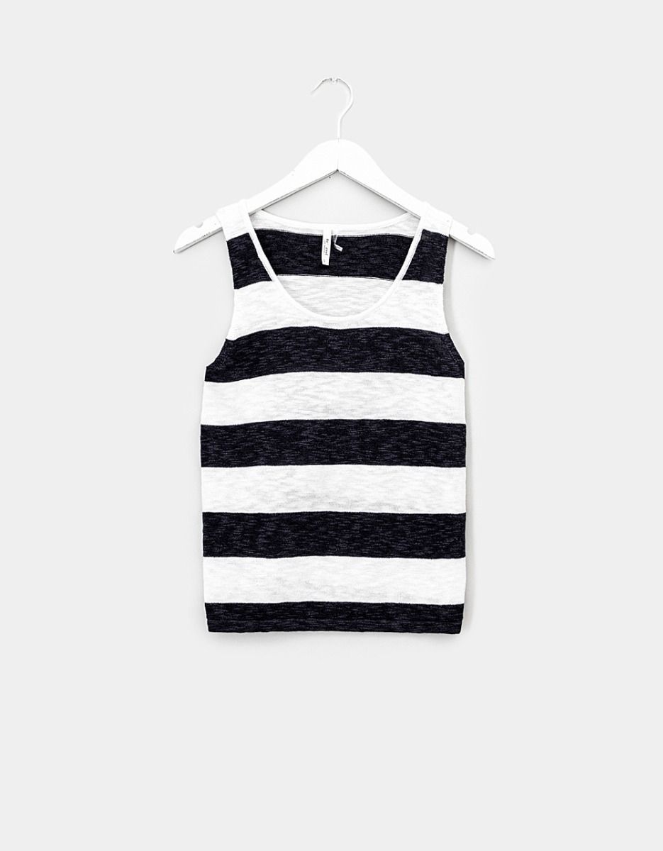 Linen Stripe Tank_0