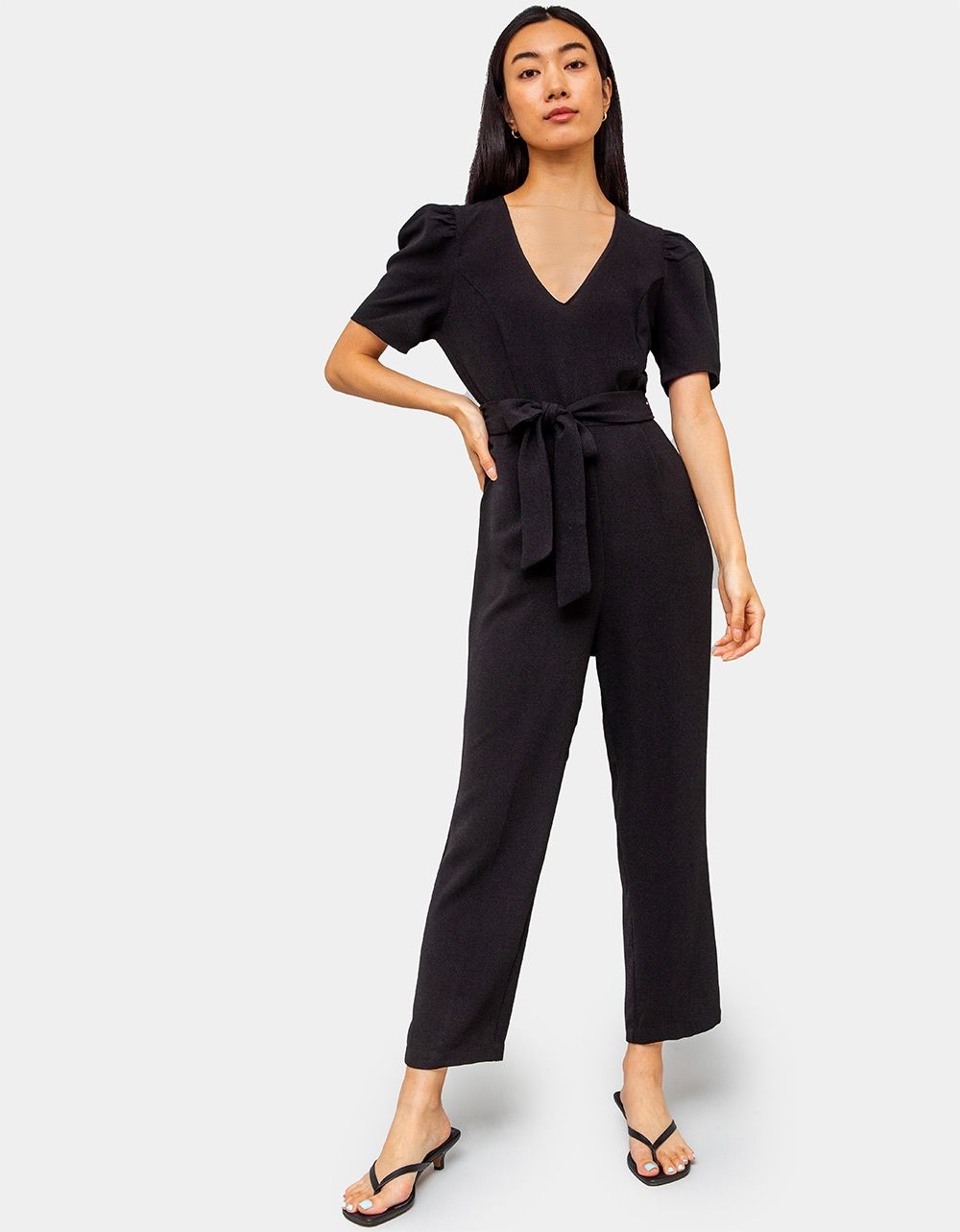 Liora V-Neck Jumpsuit_0
