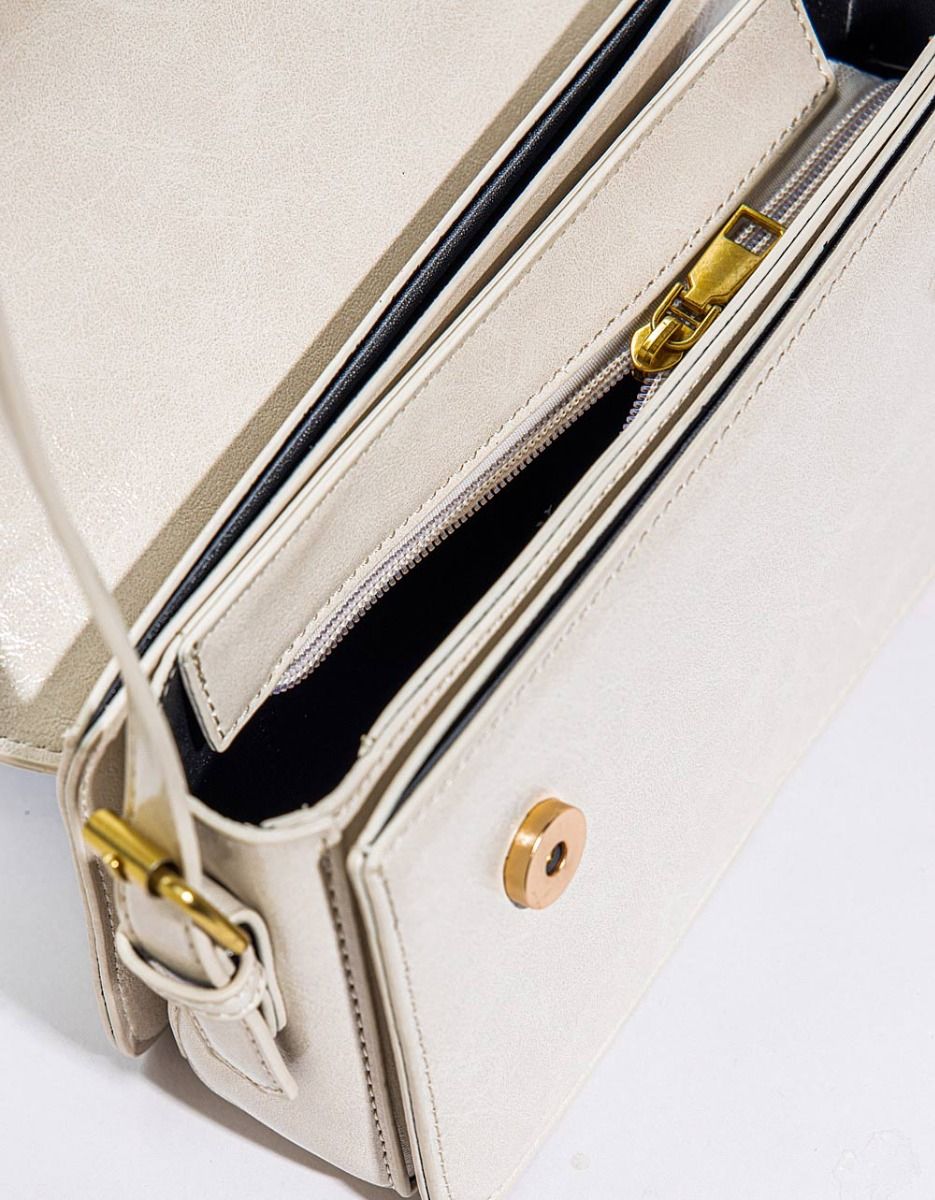 Liv Buckle Duo Bag in Bone_4