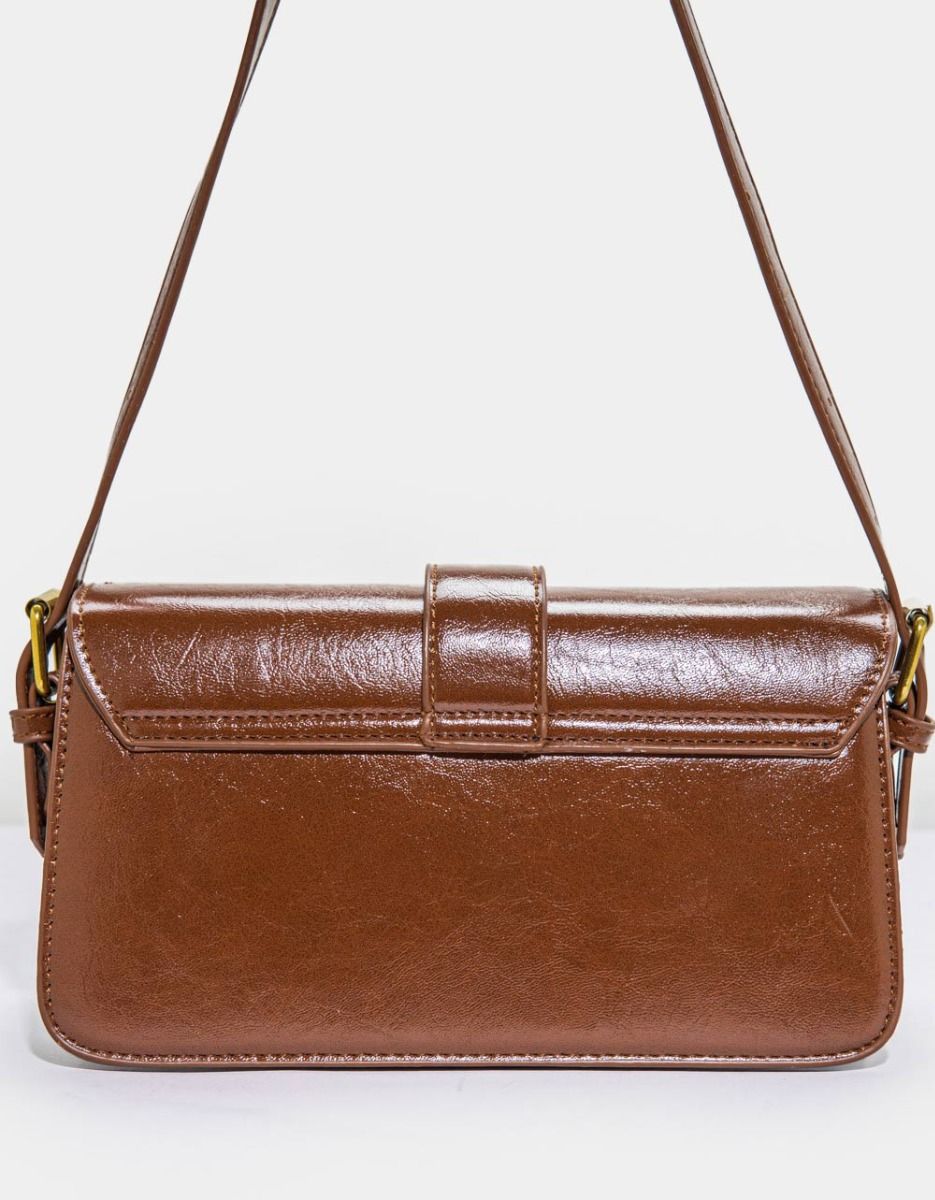 Liv Buckle Duo Bag in Saddle_2