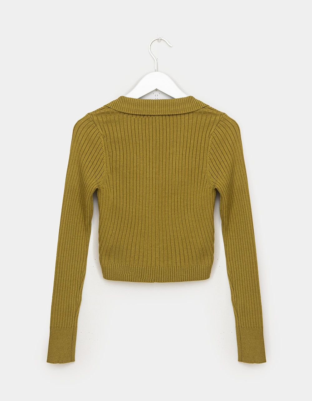 Lonna Button Knit in Olive_4
